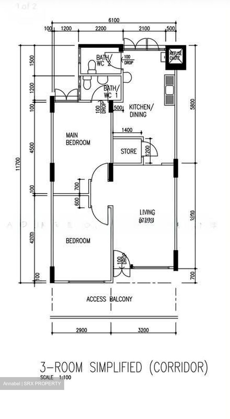 Blk 263 Yishun Street 22 (Yishun), HDB 3 Rooms #597318401